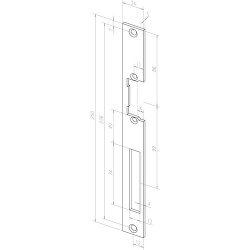 -------33802-01 Eff Eff FLACHSCHLIEßBLECH S 964 GRAU UNIVERSAL Produktbild Front View L