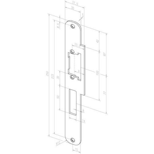 -------52935-01 Eff Eff LAPPENSCHLIESSBLECH PROFIX RADIUS EST U Produktbild Front View L