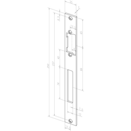 -------69135-01 Eff Eff SCHLIESSBLECH PROFIX 2 EST 691 UNIVERSAL HZ 250x25MM Produktbild