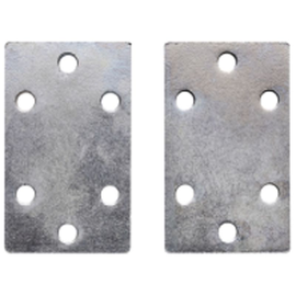 DCA162-------40 Eff Eff BEFESTIG.PLATTEN SET F.METALLTÜR. FIXING PLATES FOR DC84 Produktbild front M