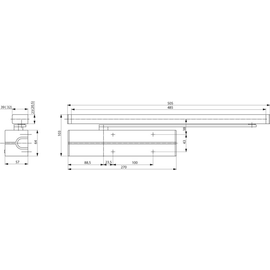 DCG120-----EV1- Eff Eff AUSLOESEHAKEN ALU HOOK ARM FOR G461/G462 SILVER Produktbild front M