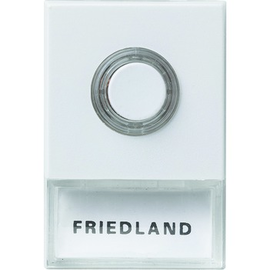 541147 FRIEDLAND D723W PUSHLITE AP Klingeltaster bel. Kleinspg. WS Produktbild front M