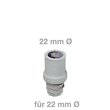 771369 Europart ENDSTUECK FÜR    PVC SCHLAUCH 22MM Produktbild