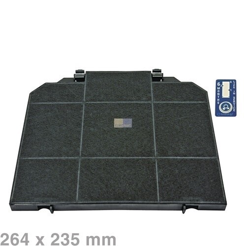 804390 Europart AKTIVKOHLEFILTER EFF72 FABER Produktbild Front View L