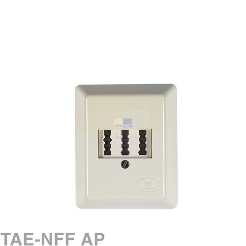 901630 Europart TEL.ANSCHL.DOSE     TAE 6NFF/AP Produktbild Front View L