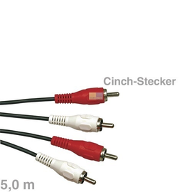 902625 Europart CINCH ANSCHLK. 5 MTR2XSTECK.-2XSTECKER Produktbild