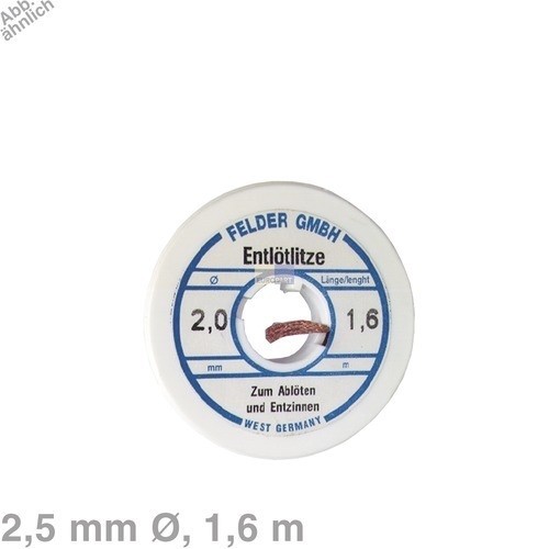 905311 Europart ENTLOETLITZE 2,5 MM SPULE 1,6 M Produktbild Front View L