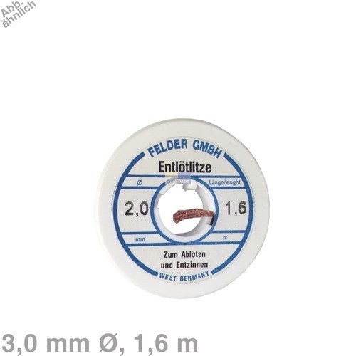 905312 Europart ENTLOETLITZE 3 MM SPULE 1,6 M Produktbild Front View L