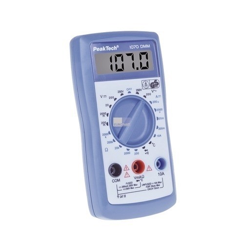 985114 Europart PEAK TECH 1070 DIGITAL MULTIMETER Produktbild Front View L