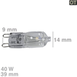 387461740 Europart FUEHLER HALOGEN 40W Produktbild front S