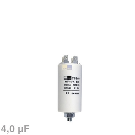 021040 Europart KONDENSATOR 4 µF Durchm, 35, Länge 66, mit Fahnen 80mm Produktbild