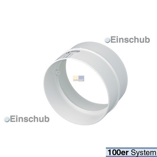 771765 Europart ROHR /SCHLAUCHVERBINDER 100ER Ø (1 VE=1 STK) Produktbild Front View L