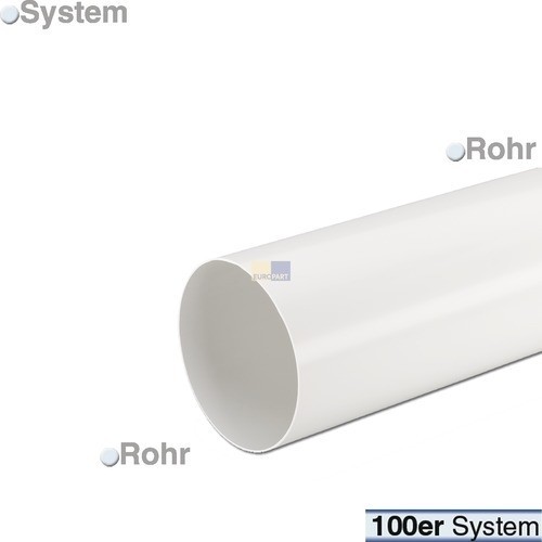 771756 Europart RUNDROHR 1 MTR. 100ER Ø (1 VE=1 STK) Produktbild Front View L