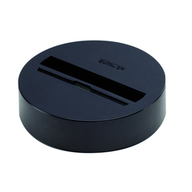 145830 BIG WHITE Universal Punktauslass Schwarz DM:11,9 cm H:3,1cm 3PH Produktbild front M