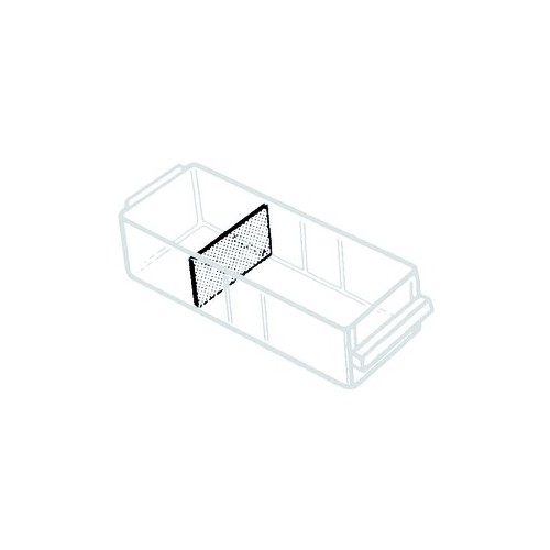 101981 Raaco Trennwand 150-00 transparent, 60 Stk je Satz Produktbild Front View L