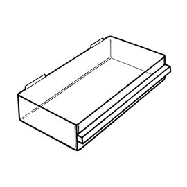 104708 Raaco Schublade 150-03 transparent Produktbild