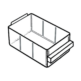 104715 Raaco Schublade 150-02 transparent Produktbild front M