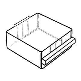 109178 Raaco Schublade 150-04 transparent Produktbild