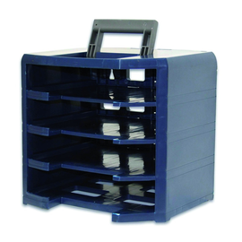 137959 Raaco HandyBoxxser 5x5 (leer) raaco blau Produktbild front M