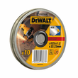 DT42340TZ-QZ DeWalt Trennscheibe 125mm Edelstahl (Pkg.=10Stk.) Produktbild