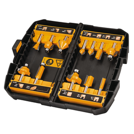DT90016-QZ DeWalt DT90016 Fraeser Set 12-tlg. Produktbild