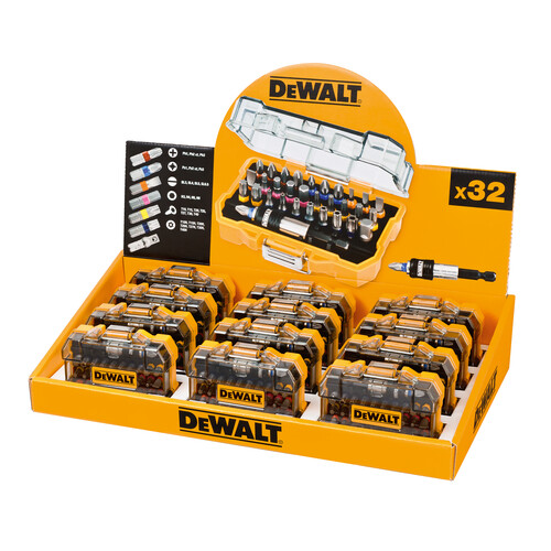 DT7969M-QZ DeWalt DT7969M Thekendisplay Schrauber Bits 12xDT7969 Produktbild Front View L