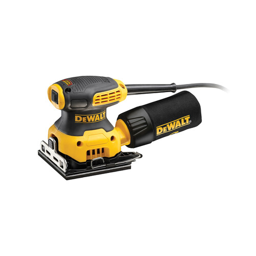 DWE6411-QS DeWalt DWE6411 Vibrationsschleifer 108x115 mm, 230 Watt Produktbild Front View L