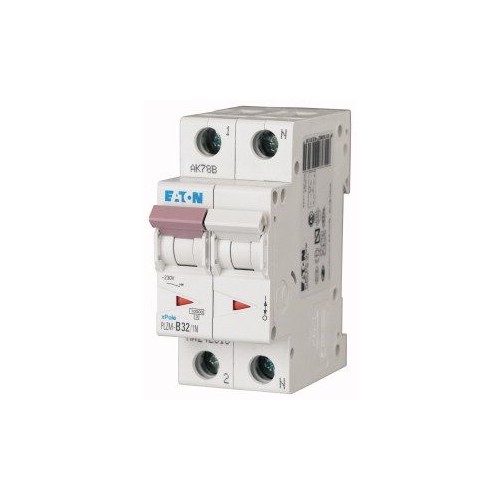 242339 Eaton PLZM C32/1N MW Leitungsschutzschalter 32A 10kA   1+N p Produktbild Front View L