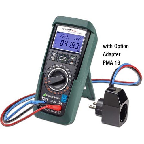 M249A GMC METRAHIT ENERGY Datalogger und IR Schnittstelle. Inkl. DAkkS Kalibrier Produktbild Front View L