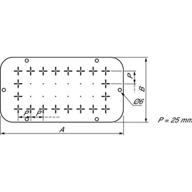 NSYTLB Schneider E. KABELEINF.PL 245X80MM Produktbild front M