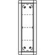 1881420 Ritto Portier Rahmen UP 4fach silber Produktbild