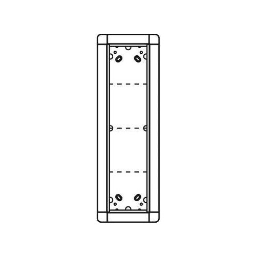 1881420 Ritto Portier Rahmen UP 4fach silber Produktbild Front View L
