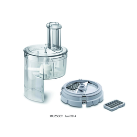 MUZ5CC2 Bosch Küchenmasch. zum Schneiden Obst und Gemüse in gleichmäßig große Wü Produktbild front M