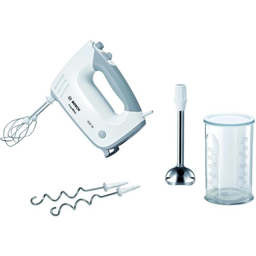 MFQ36470 Bosch 450 W, 5 Handmixer Schaltstufen, Edelstahl Mixfuß, Mixbech Produktbild Front View L