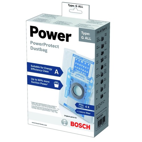 BBZ41FGALL Bosch Der neue PowerProtect Staubbeutel ermöglicht auc Produktbild Front View L