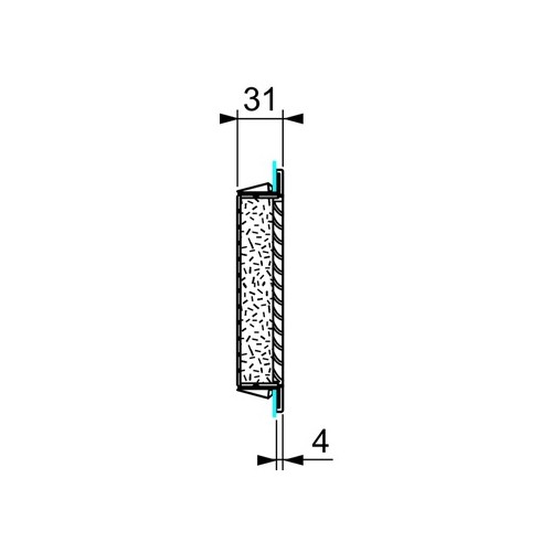 NSYCAG291LPF Schneider E. AUSTRITTSFILTER 291X291 Produktbild Front View L