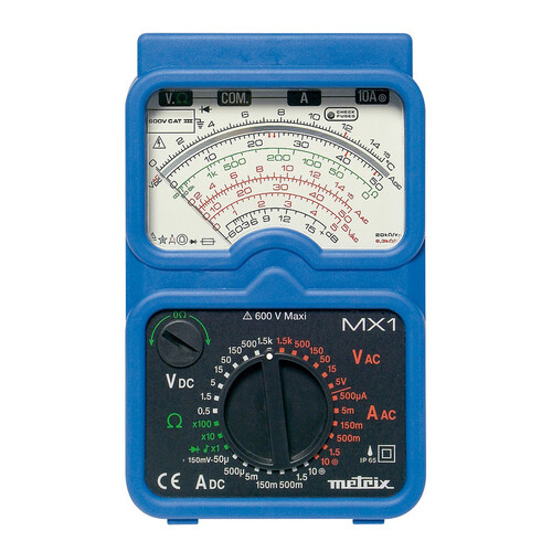 MX0001-M Chauvin Arnoux MX 1 Set: Analog-Multimeter Produktbild Front View L