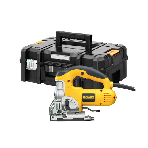 DW331KT-QS DeWalt DW331KT Stichsaege Buegelgriff 701 Watt in TSTAK Produktbild Front View L