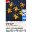 522426 Hellum Lichterkette mit goldenen Metallsternen 10 LED ww batteriebetr. Produktbild