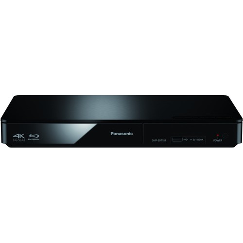 DMP-BDT184EG Panasonic Blu-ray Player mit 4K Upscaling, 4K JPEG Produktbild Front View L