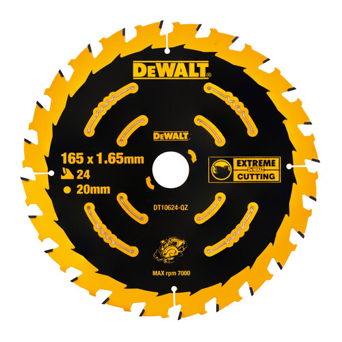 DT10640-QZ DeWalt DT10640 Kreissaegeblatt Akku 165/20mm 40WZ Produktbild Front View L