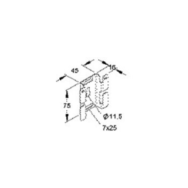 912018 Niedax GRMB 50 E3 Montagebügel Produktbild