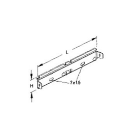 781201 Niedax GRVS 4 E3 Schraubenloser Stoßstellenverbinder, für Draht Ø 3,5 4 Produktbild front M