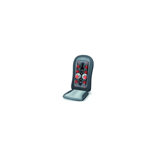 649.13 (5) Beurer MG 206 HD black Sitzauflage für Rückenmassage Produktbild Front View L