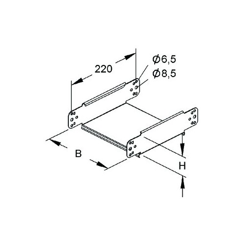 172702 Niedax HDUF 50/200 Hängestiel, Doppel U Profil, 50x22x200 mm ...