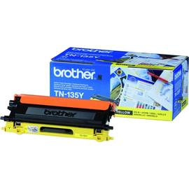 TN135Y Brother Toner Gelb(4.000 Seiten bei 5% Deckung) Produktbild front M