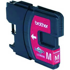 LC980M Brother Tintenpatrone Magenta(260 Seiten nach ISO Standard 24711) Produktbild front M