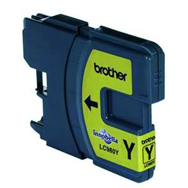LC980Y Brother Tintenpatrone Gelb(260 Seiten nach ISO Standard 24711) Produktbild front M