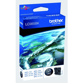 LC985BK Brother Tintenpatrone Schwarz(300 Seiten nach ISO Standard 24 Produktbild front M