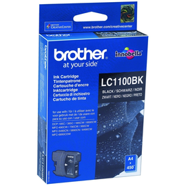 LC1100BK Brother Tintenpatrone Schwarz(450 Seiten nach ISO Standard 24 Produktbild front M
